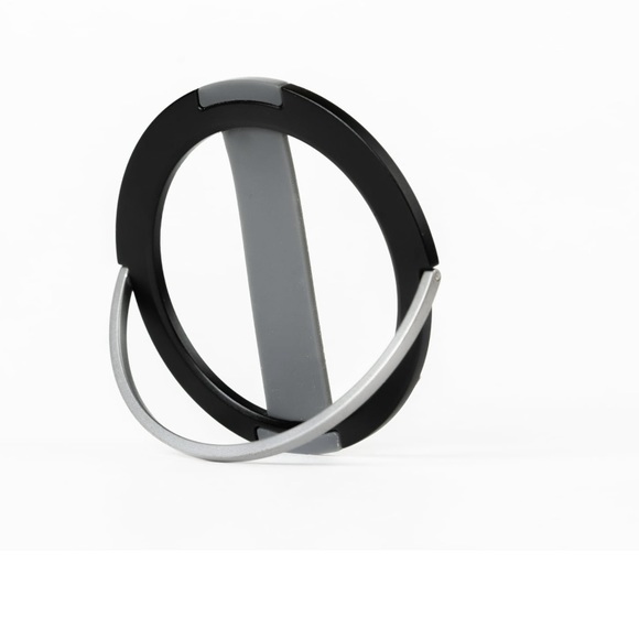 Phone Grip + Stand Universal Compatibility black and gray. - Picture 4 of 6